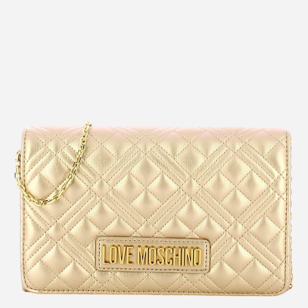 Torebka crossbody damska mini Love Moschino JC4079PP1MLA196A Złota - obraz 1