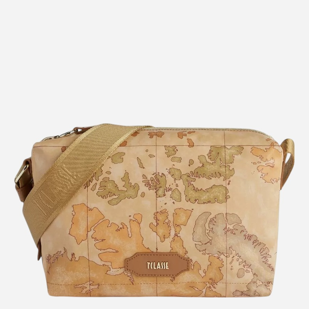 Torebka crossbody damska materiałowa 1A Classe LC02S578-0970 Brązowa - obraz 1