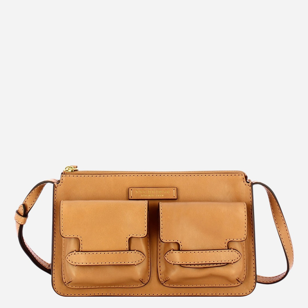 Torebka crossbody damska skórzana The Bridge Lucrezia 04150501-38 Ciemnobeżowa - obraz 1