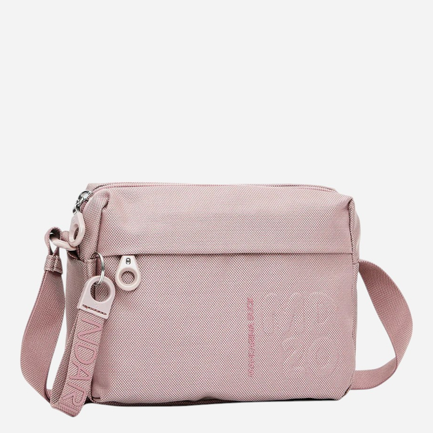 Сумка крос-боді через плече жіноча тканинна маленька Mandarina Duck P10QMT34-481 Світло-рожева (800070338813) - зображення 3