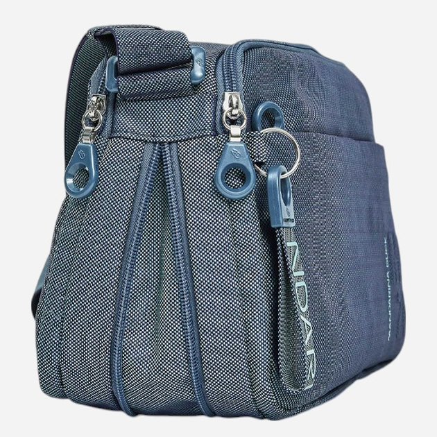 Torebka crossbody damska materiałowa Mandarina Duck P10QMT48-23E Niebieska - obraz 5