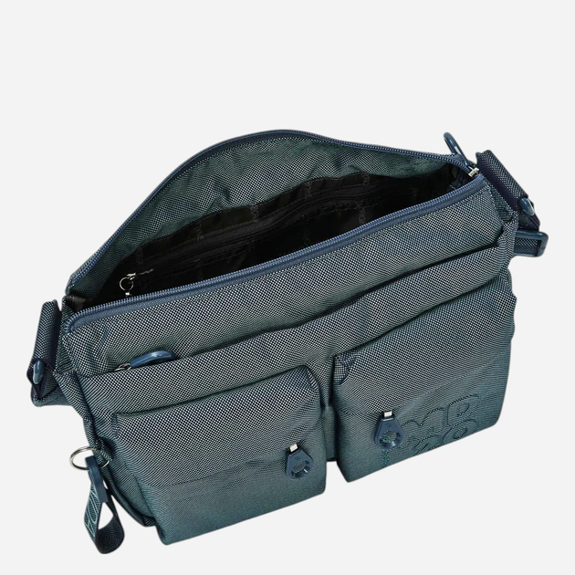Torebka crossbody damska materiałowa Mandarina Duck P10QMTX5-23E Niebieska - obraz 4