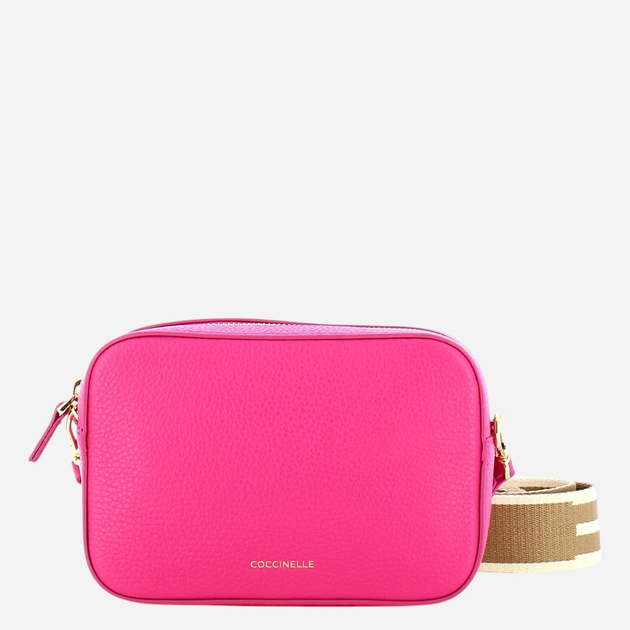 Torebka crossbody damska skórzana Coccinelle Tebemini E5MN555I101-P48 Różowa - obraz 1