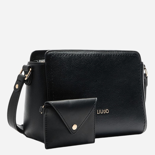 Zestaw (torebka crossbody + portfel) damski Liu Jo AA5161E0058-22222 Czarny - obraz 3