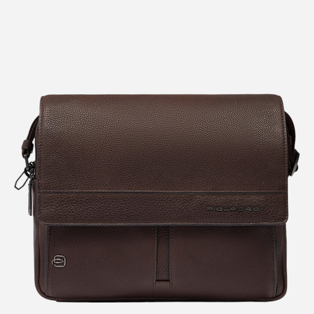 Torba na ramię męska skórzana Piquadro CA4828W130/TM Brązowa - obraz 1