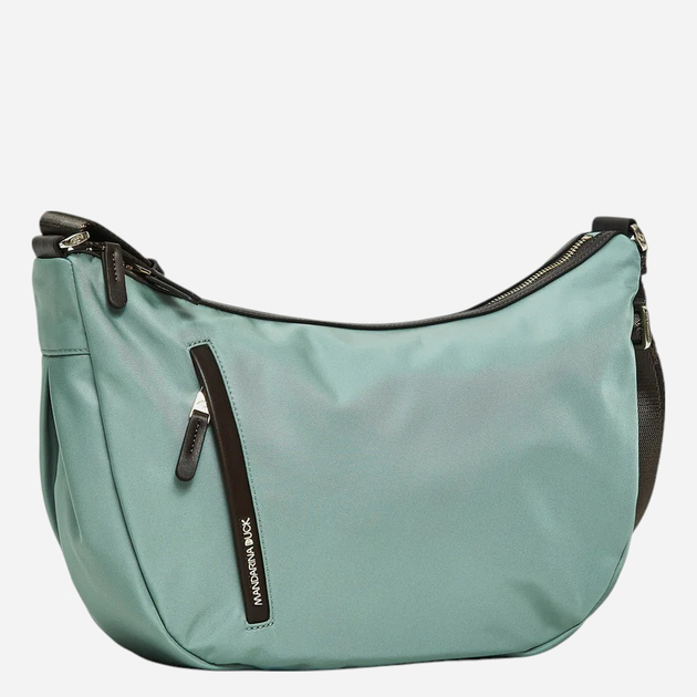 Сумка месенджер через плече жіноча тканинна Mandarina Duck Hunter P10VCT46-A61 Зелена (800070338828) - зображення 3