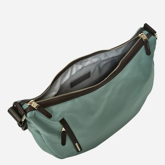 Сумка месенджер через плече жіноча тканинна Mandarina Duck Hunter P10VCT46-A61 Зелена (800070338828) - зображення 4