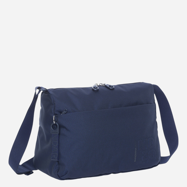 Сумка месенджер через плече жіноча тканинна Mandarina Duck P10QMT16-08Q Темно-синя (800070341058) - зображення 3