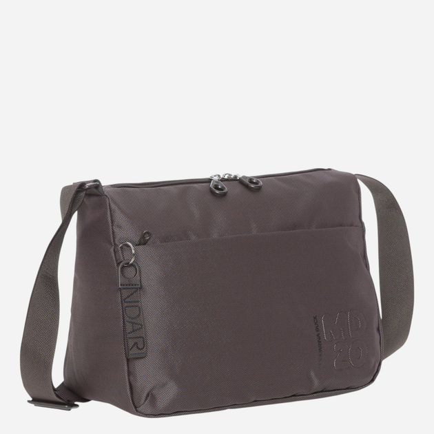 Torba na ramię damska materiałowa Mandarina Duck P10QMT16-26R Szara - obraz 3