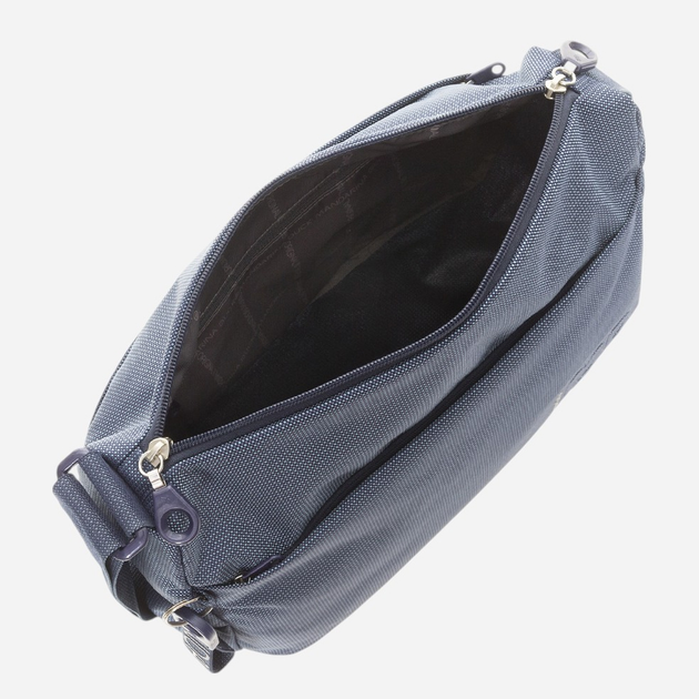 Torba na ramię damska materiałowa Mandarina Duck P10QMT16-28V Niebieska - obraz 4