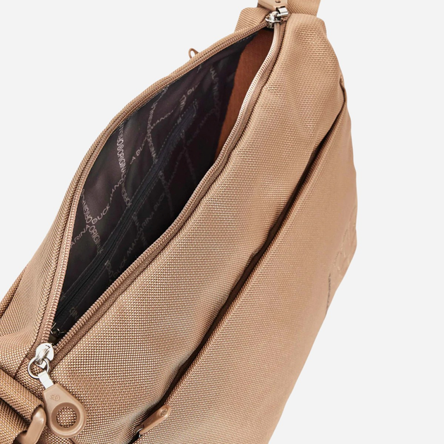 Torba na ramię damska materiałowa Mandarina Duck P10QMT16-A28 Beżowa - obraz 4