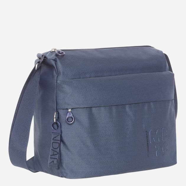 Сумка месенджер через плече жіноча тканинна Mandarina Duck P10QMTT4-28V Синя (800070343468) - зображення 3