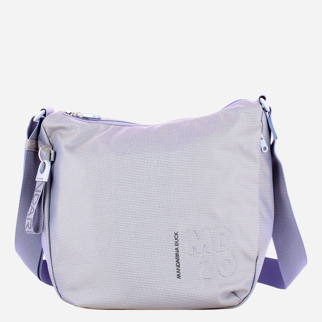 Torba na ramię damska materiałowa Mandarina Duck P10QMTV1-A25 Lawendowa - obraz 1