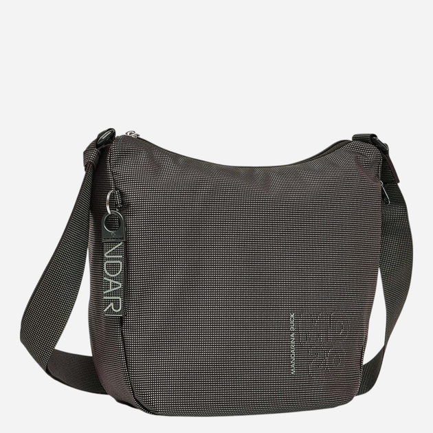 Torba na ramię damska materiałowa Mandarina Duck P10QMTV1-A44 Szaro-zielona - obraz 3