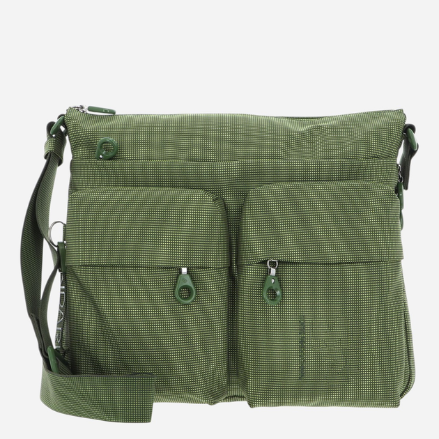 Torba na ramię damska materiałowa Mandarina Duck P10QMTX6-812 Zielona - obraz 1