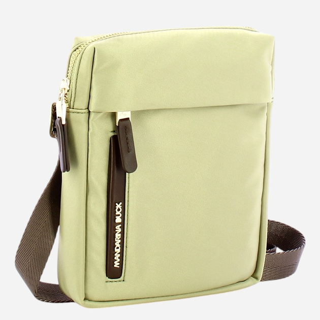 Torebka listonoszka damska materiałowa Mandarina Duck Hunter P10VCT31-A35 Jasnozielona - obraz 3