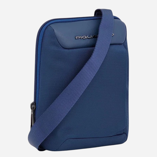 Сумка планшет через плече чоловіча тканинна Piquadro OUTCA3084S115/BLU2 Синя (800070334845) - зображення 3