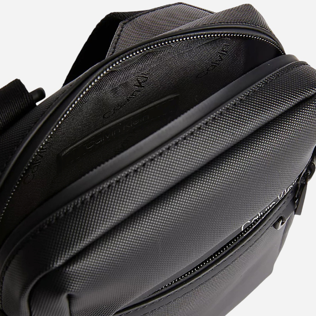 Torba listonoszka męska materiałowa Calvin Klein K50K510023-BAX Czarna - obraz 3