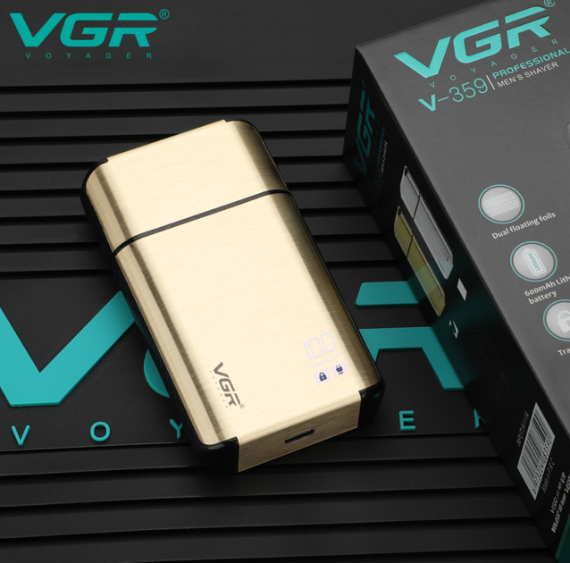 Электробритва аккумуляторная VGR V-359 Type-C (t5521) - изображение 2