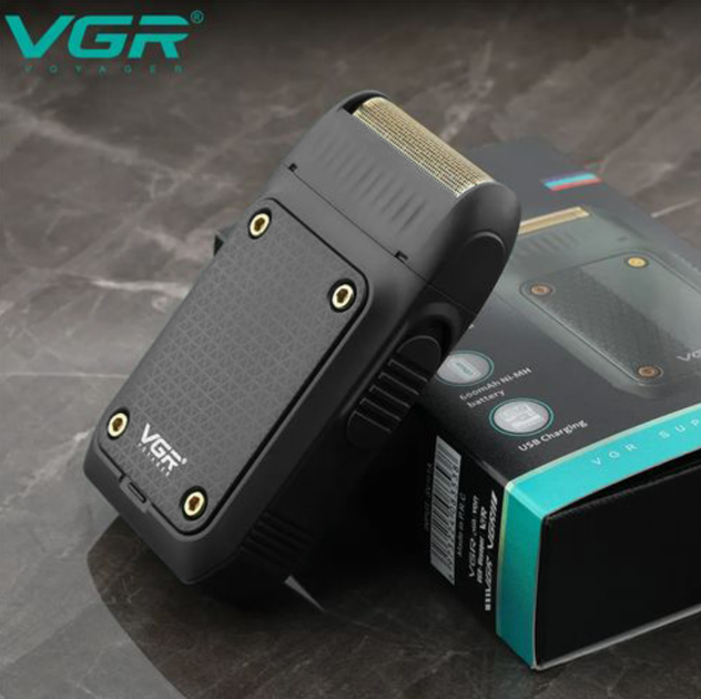 Электробритва аккумуляторная VGR V-353 Type-C Черный (t5518) - изображение 2