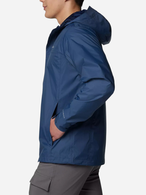 Kurtka wiatrówka męska sportowa Columbia Watertight II Jacket 1533898479 L Niebieska (195982193373) - obraz 3