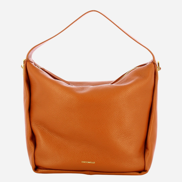 Torebka hobo damska skórzana Coccinelle Oliver E1REA130101-W12 Brązowa - obraz 1