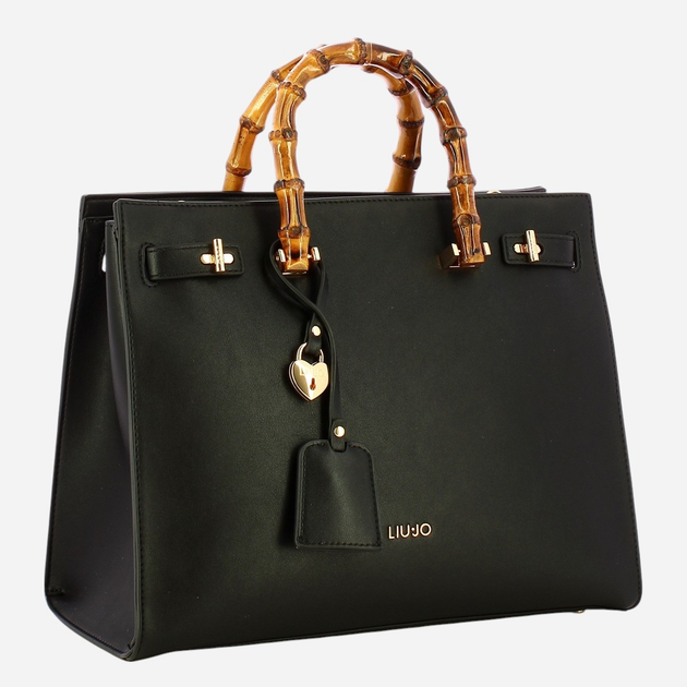 Torebka shopper damska mała Liu Jo AA5076E0003-22222 Czarna - obraz 3