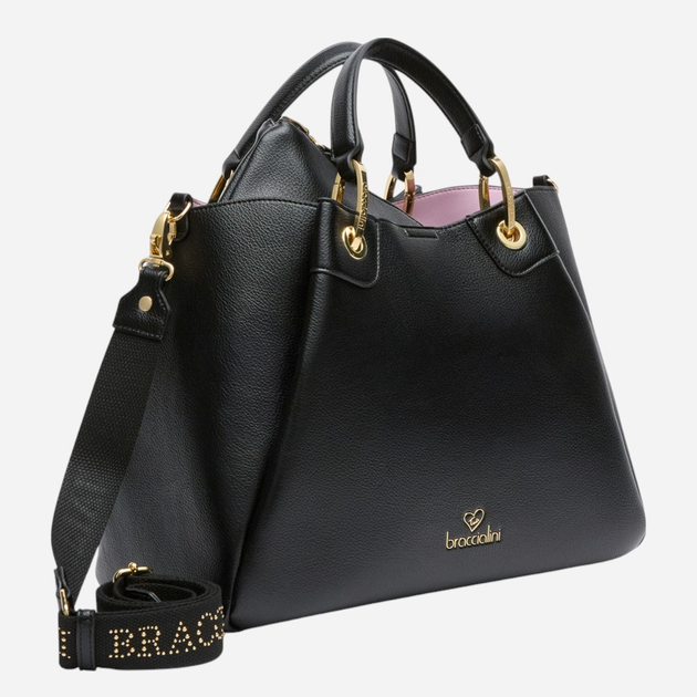 Сумка шопер жіноча Braccialini Amy B18141-YY-100 Чорна (800070338687) - зображення 2