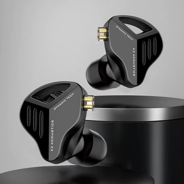KZ ZVX Black – Динамічні навушники 1DD з чорним матовим корпусом та референсним звучанням (без мікрофона) - Фото 4 KZ ZVX Black – Динамічні навушники 1DD з чорним матовим корпусом та референсним звучанням (без мікрофона) - зображення 4