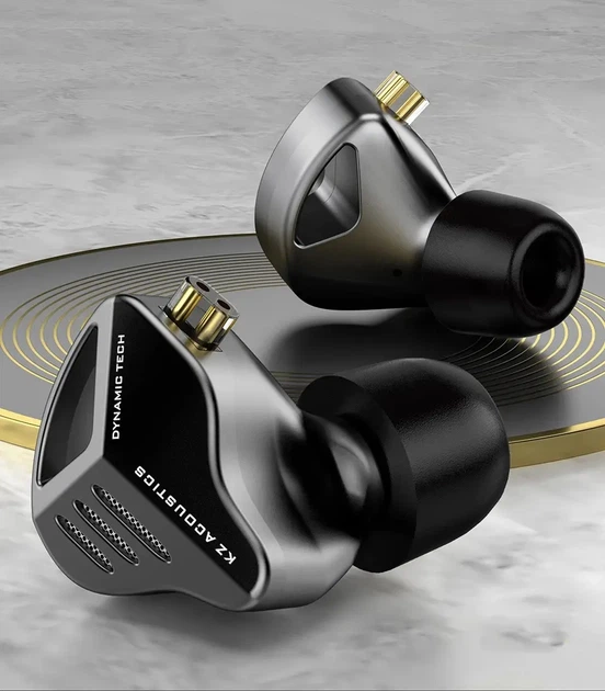 KZ ZVX Black – Динамічні навушники 1DD з чорним матовим корпусом та референсним звучанням (без мікрофона) - Фото 5 KZ ZVX Black – Динамічні навушники 1DD з чорним матовим корпусом та референсним звучанням (без мікрофона) - зображення 5