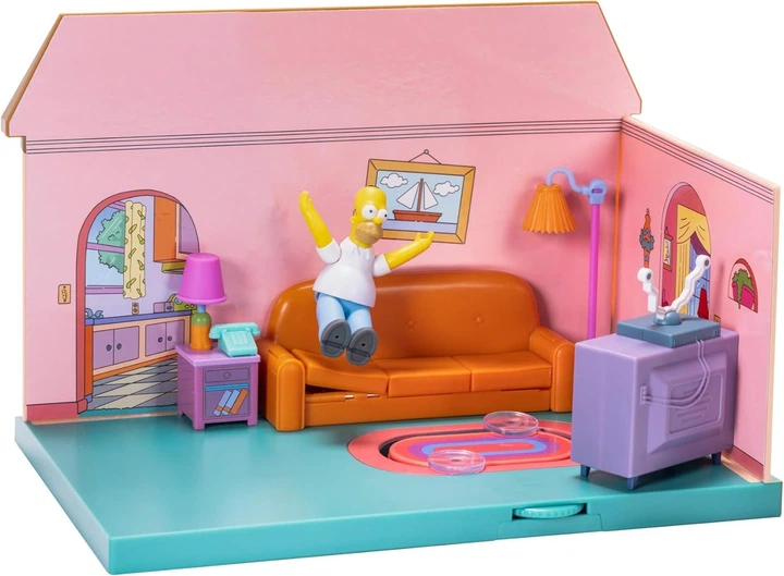 Игровой набор Jakks Pacific THE SIMPSONS Living Room Diorama House Playset Диорама Дом Симпсонов, с фигуркой - Фото 4 Игровой набор Jakks Pacific THE SIMPSONS Living Room Diorama House Playset Диорама Дом Симпсонов, с фигуркой - изображение 4