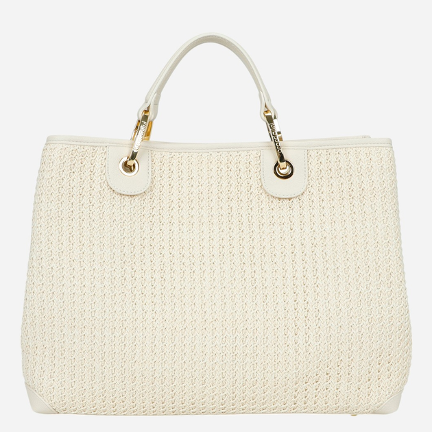Torebka shopper damska materiałowa Braccialini Beth B18200-TY-001 Biała - obraz 2