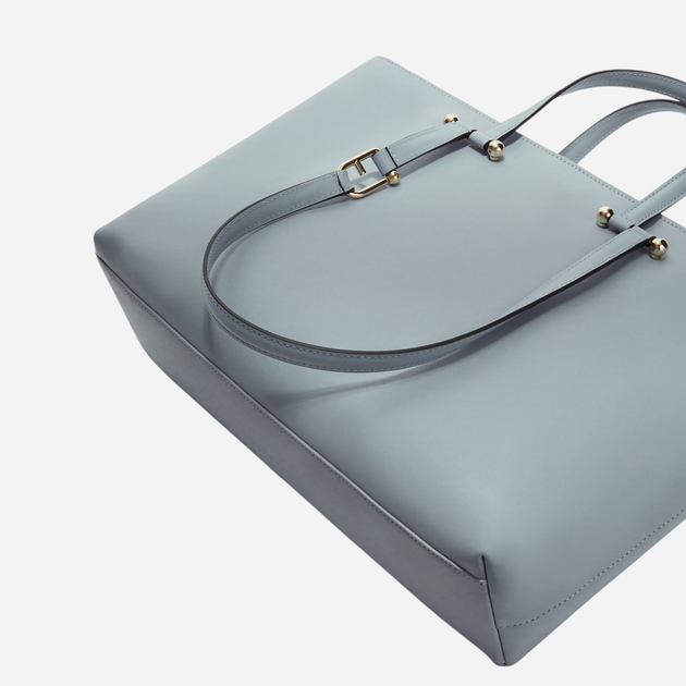 Сумка шопер жіноча з натуральної шкіри Furla Duetto WB01453BX31693602S1007 Блакитна (800070334426) - зображення 6