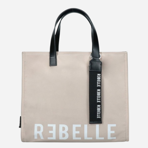 Torebka shopper damska materiałowa Rebelle Electra REB0082T0001-0068 Mleczna - obraz 1