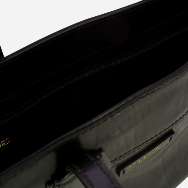Torebka shopper damska skórzana The Bridge Elettra 44674501-30 Czarna - obraz 4