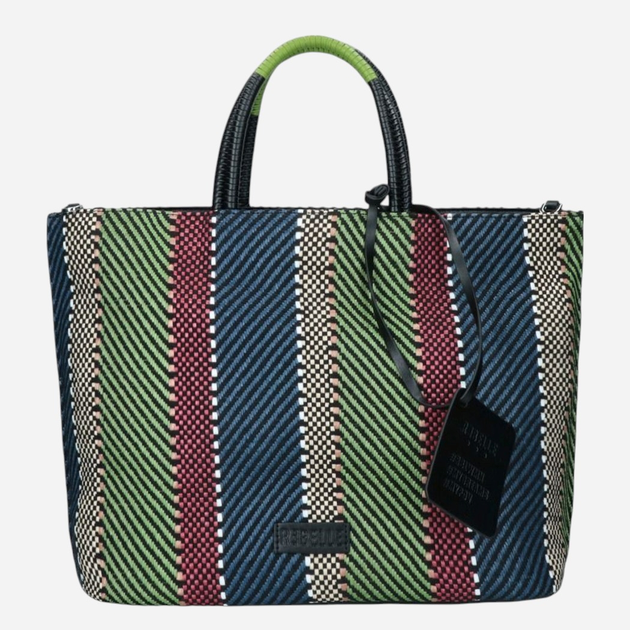 Сумка шопер жіноча тканинна Rebelle Filippa REB0184T0012-0060 Зелена (800070340303) - зображення 1