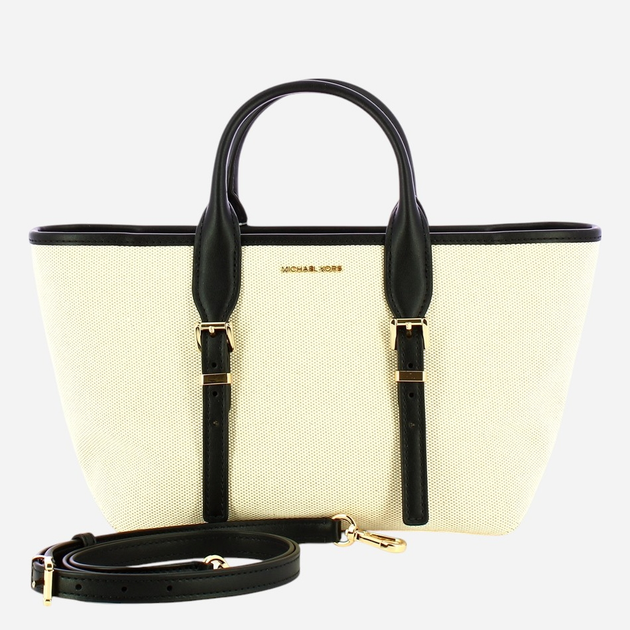 Torebka shopper damska materiałowa Michael Kors Moore 30S5G9OS1C-001 Czarna - obraz 1