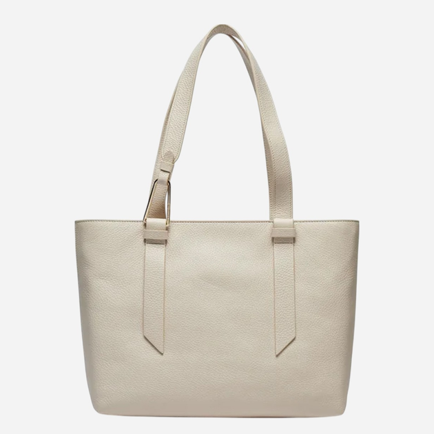 Torebka shopper damska skórzana Coccinelle Malory E1R1K110201-N26 Kremowa - obraz 1