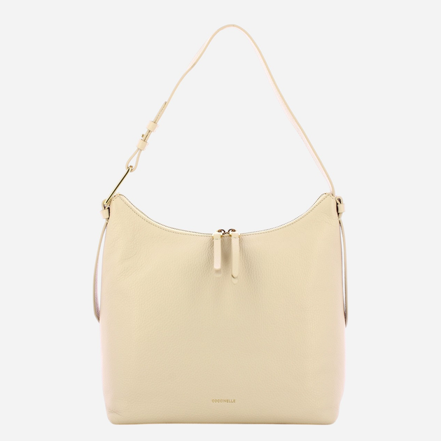 Torebka shopper damska skórzana Coccinelle Malory E1R1K130201-N26 Kremowa - obraz 1