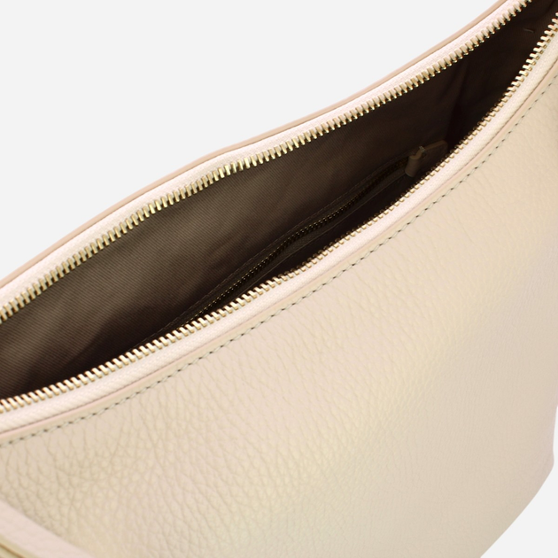 Torebka shopper damska skórzana Coccinelle Malory E1R1K130201-N26 Kremowa - obraz 4