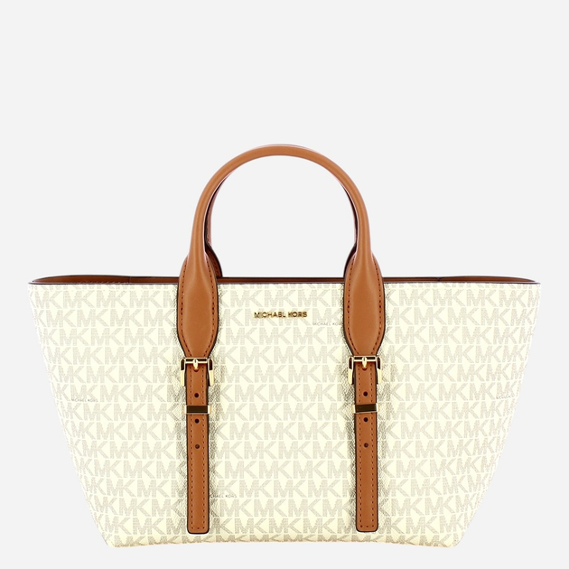 Torebka shopper damska mała Michael Kors Moore 30R5G9OS1B-149 Mleczna - obraz 4