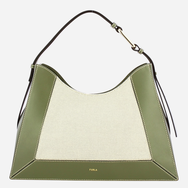 Сумка шопер жіноча з натуральної шкіри Furla Nuvola WB01246BX06542992S1007 Зелена (800070339705) - зображення 2