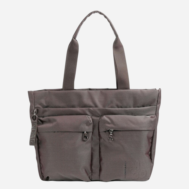 Torebka shopper damska materiałowa Mandarina Duck P10QMT18-26R Szara - obraz 1