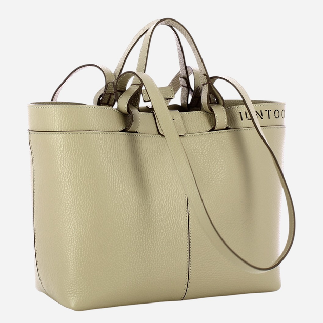 Torebka shopper damska skórzana IUNTOO Riviera 181003-CAPPUCCINO-C05 Kapuccino - obraz 3