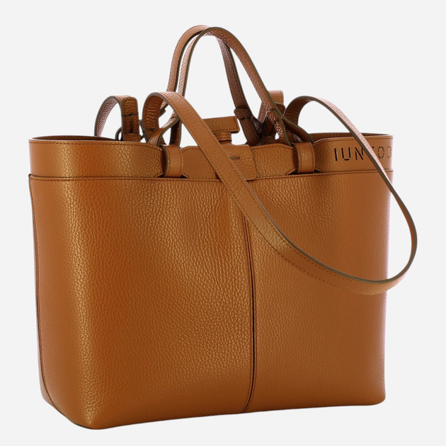 Torebka shopper damska skórzana IUNTOO Riviera 181003-CUOIO-C17 Brązowa - obraz 3