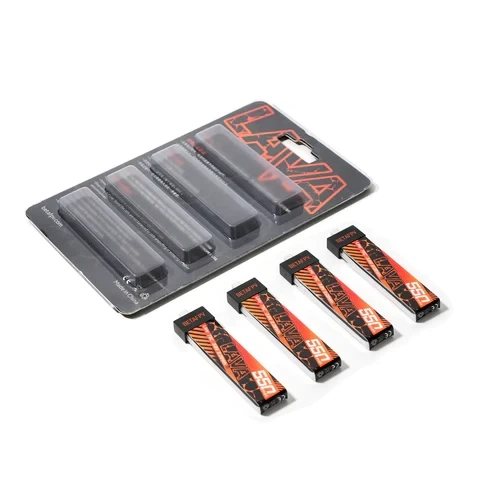 Набір акумуляторів 4 шт BetaFPV LAVA 1S BT2.0 550 mAh для Cetus X та Cetus Pro Meteor - Фото 1 Набір акумуляторів 4 шт BetaFPV LAVA 1S BT2.0 550 mAh для Cetus X та Cetus Pro Meteor - зображення 1