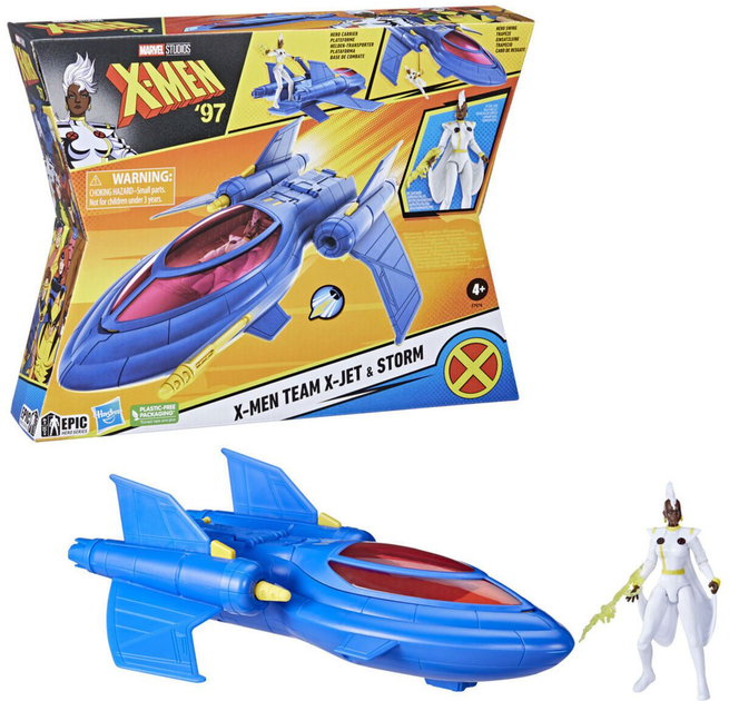 Figurka Hasbro Marvel Studios X-Men 97: Epic Hero Series X-Men Team X-Jet & Storm 10 cm F7974 (5010996138736) - obraz 2