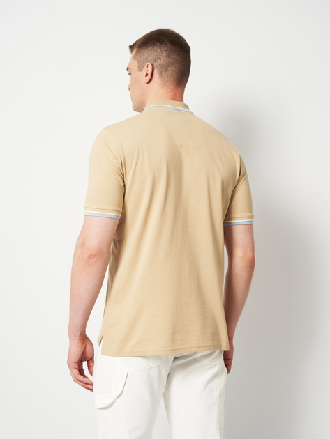 Поло длинное мужское U.S. GRAND POLO US51501M-1116 XL Песочное (8056077018600) 
