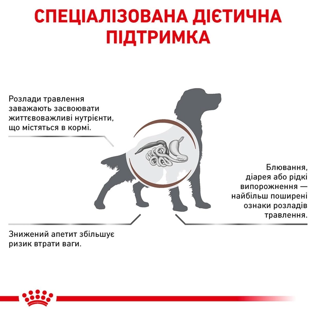 Сухой корм для собак Royal Canin Gastro Intestinal 2 кг 39110201 - изображение 3