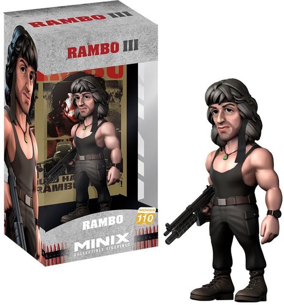 Figurka Minix Movies: Rambo With T-Shirt 12 cm MNXB7000 (8056379182610) - obraz 2
